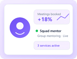 Emporion squad lead reviewing outbound metrics with a client revenue team